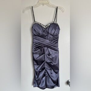 B. Darlin Short Gray Dress